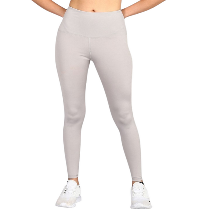 Deevaz Comfort & Snug Fit Active Ankle-Length Tights In Grey Color (Back Pocket).