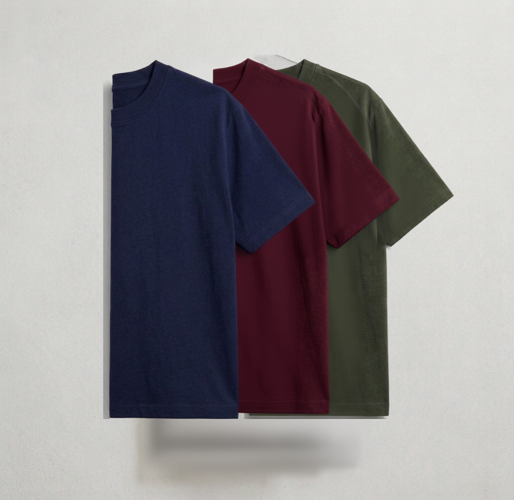 Deevaz Men's Cotton Short Sleeve Tee Multipack – Versatile Basics