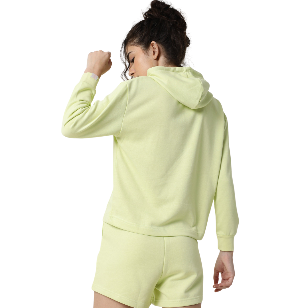Deevaz Hoodie Full Sleeves Cool & Stylish Sweatshirt Winter Wear For Women In Mint Color.