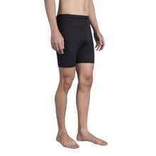 Load image into Gallery viewer, Deevaz Men&#39;s Solid Slim-Fit Swim Shorts In Black Color.