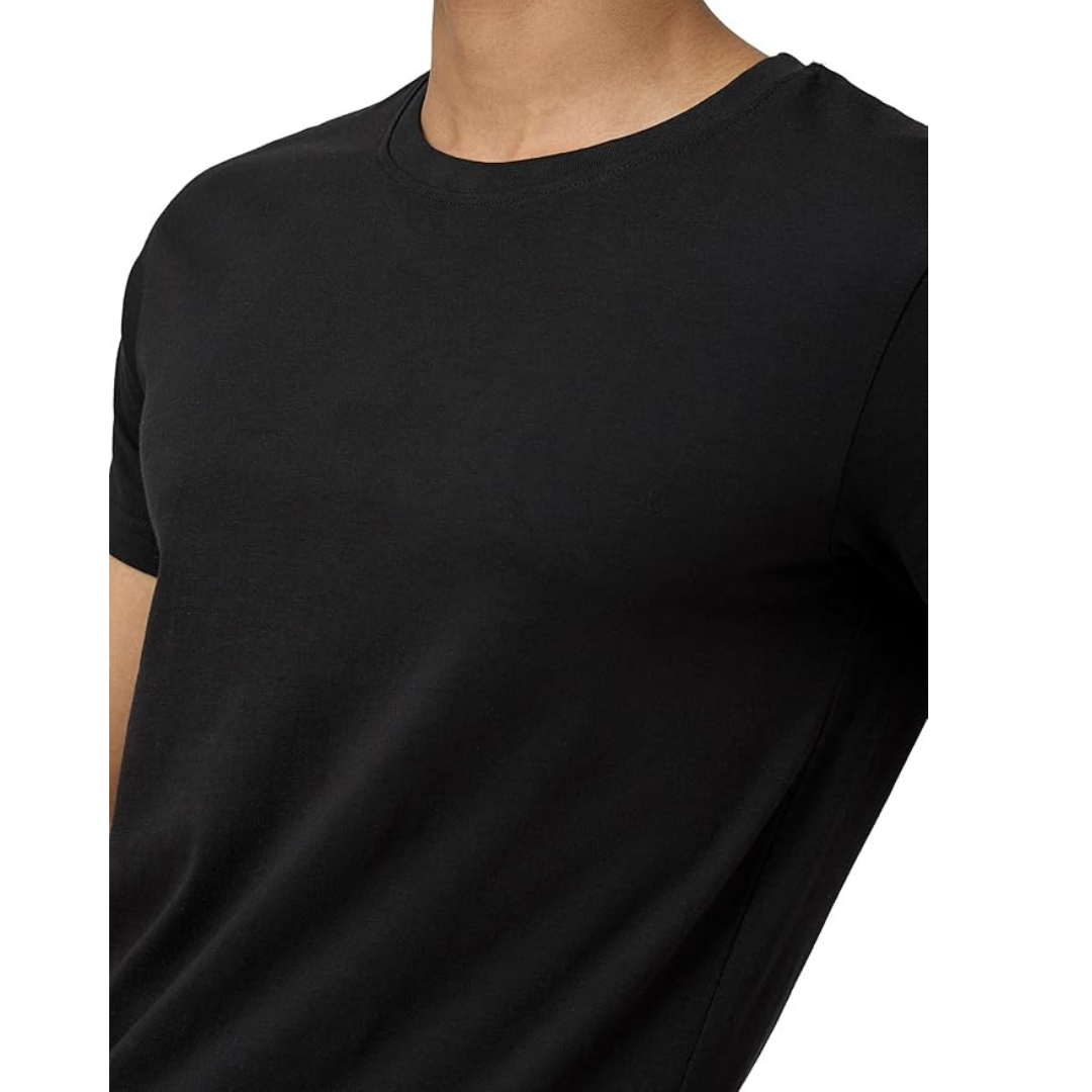 Deevaz  Men's Cotton Plain T-shirt | Regular Fit Half Sleeve Pure Cotton Tee | 100% Cotton Plain Men T Shirt | Regular Fit Casual T Shirt