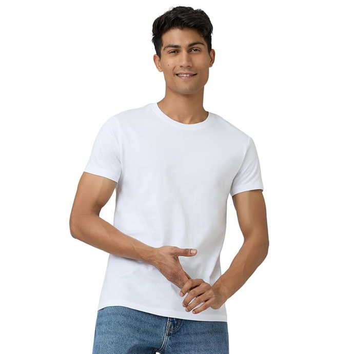 Deevaz Men's Cotton Plain T-shirt | Regular Fit Half Sleeve Pure Cotton Tee | 100% Cotton Plain Men T Shirt | Regular Fit Casual T Shirt.