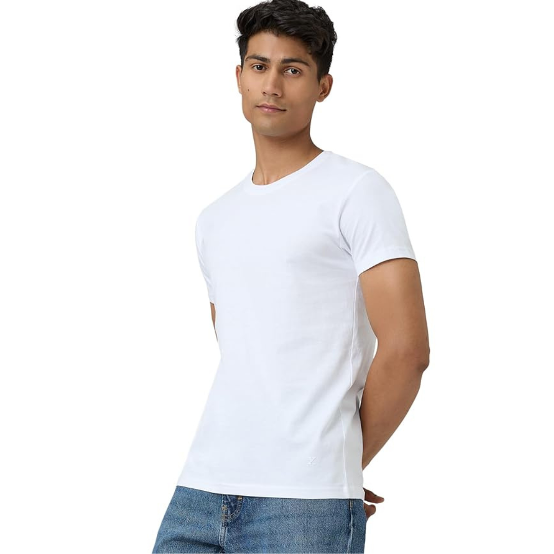 Deevaz Men's Cotton Plain T-shirt | Regular Fit Half Sleeve Pure Cotton Tee | 100% Cotton Plain Men T Shirt | Regular Fit Casual T Shirt.