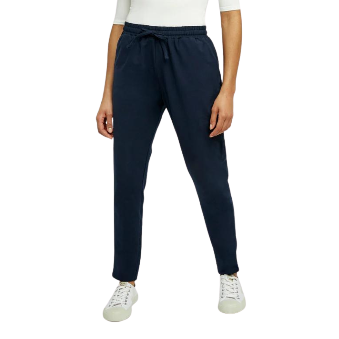 Deevaz Women Maroon Solid Port Royale Casual Straight Fit Track Pants In Navy Color.