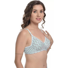 Load image into Gallery viewer, Deevaz Women Everyday Lightly Star Padded Bra In Blue Color.