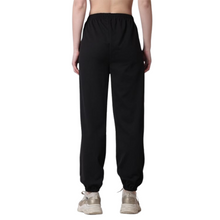 Load image into Gallery viewer, Deevaz Women&#39;s Solid Comfort Fleece Regular-Fit Cotton Joggers Track Pant In Black color.