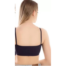 Load image into Gallery viewer, Deevaz Women Training/Beginners Non Padded Bra  (Black)