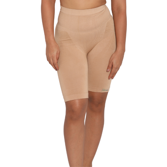 Deevaz Beige Colour High waisted Tummy Tucker with Medium Compression.