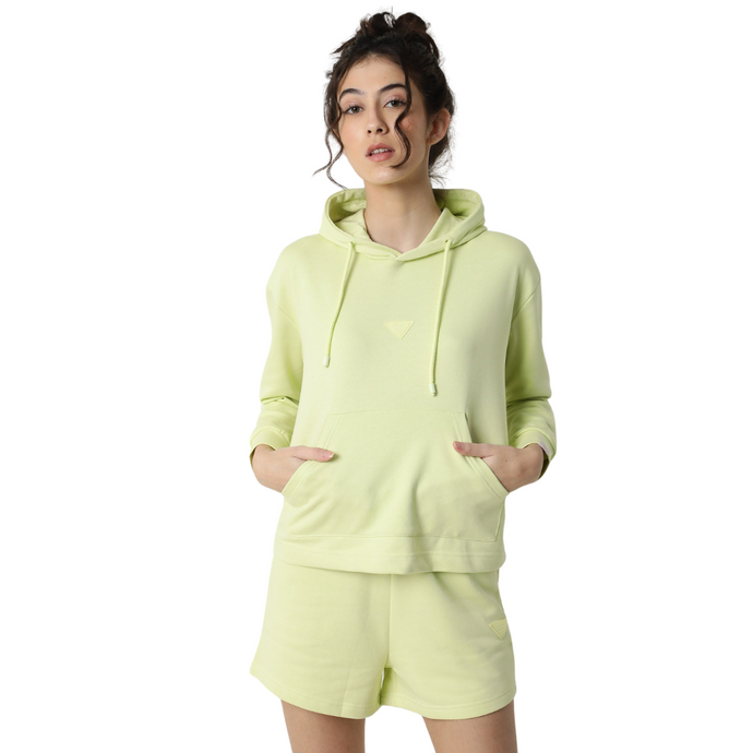 Deevaz Hoodie Full Sleeves Cool & Stylish Sweatshirt Winter Wear For Women In Mint Color.