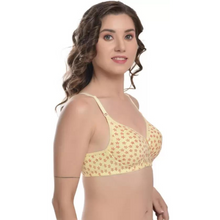 Load image into Gallery viewer, Deevaz Women Everyday Lightly Star Padded Bra In Yellow Color.