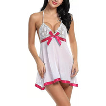 Load image into Gallery viewer, Deevaz Women&#39;s Baby Doll Night Wear Dress Set In Pink Colour.
