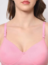 Load image into Gallery viewer, Deevaz Padded Women&#39;s Cotton Rich 3/4th Coverage Backless Bra in Powder Pink Colour.