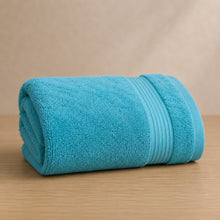 Load image into Gallery viewer, Deevaz Bamboo Thread Hand Towel - 450 GSM (Set of 2, Light Blue Color)