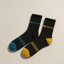 Load image into Gallery viewer, Deevaz Bamboo Thread Men's Casual Mid Length Stripes Comfortable Socks With A Pack Of 2 - For Men's.