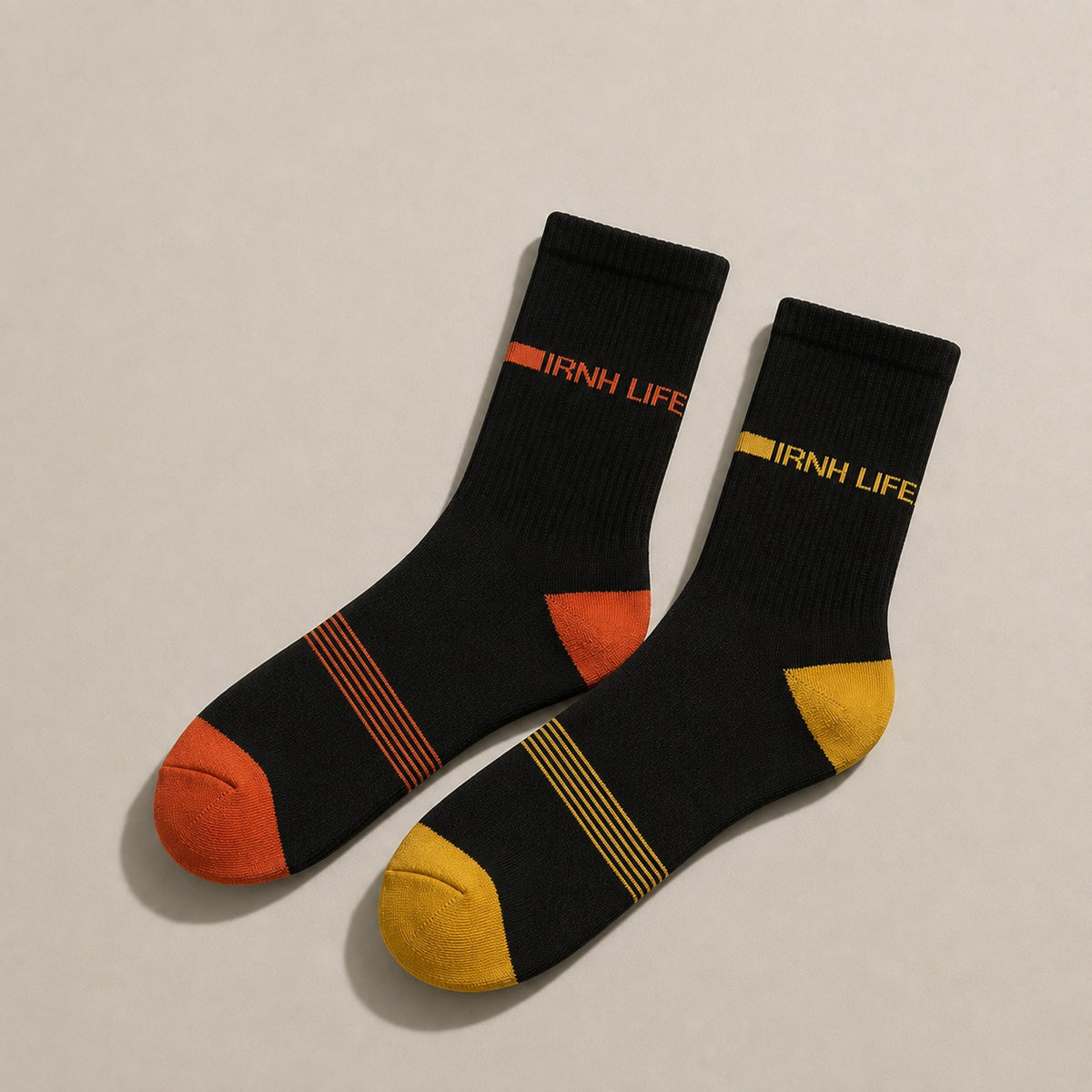 Deevaz Bamboo Thread Men's Casual Mid Length Stripes comfortable Socks with a Pack of 2 - For Men's.