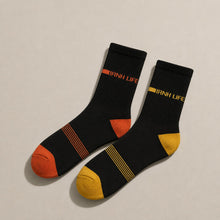 Load image into Gallery viewer, Deevaz Bamboo Thread Men's Casual Mid Length Stripes comfortable Socks with a Pack of 2 - For Men's.