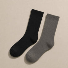 Load image into Gallery viewer, Deevaz Bamboo Thread Men's Formal Solid Colour Mid Length Socks Pack of 2