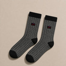 Load image into Gallery viewer, Deevaz Bamboo Thread Men's Formal Printed Mid Length Socks Pack of 3.