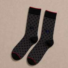 Load image into Gallery viewer, Deevaz Bamboo Thread Men's Formal Printed Mid Length Socks Pack of 3.