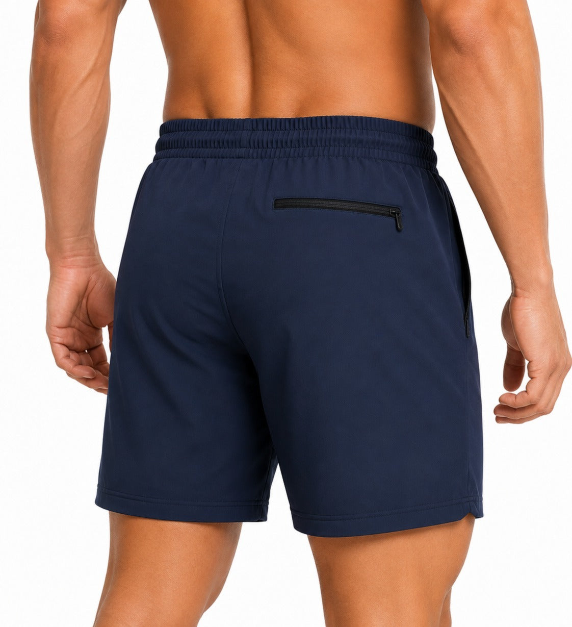 Men's Premium Activewear Shorts – Navy Blue