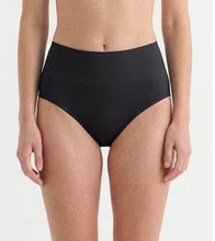 Load image into Gallery viewer, Deevaz Women’s High-Waist Black Brief Panty – Stretchable Full Coverage Everyday Innerwear