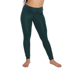 Deevaz Comfort & Snug Fit Active Ankle-Length Tights In Bottle Green Color (Side Pocket)