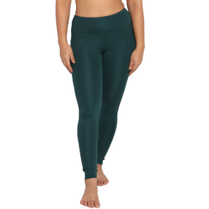 Deevaz Comfort & Snug Fit Active Ankle-Length Tights In Bottle Green Color (Side Pocket)
