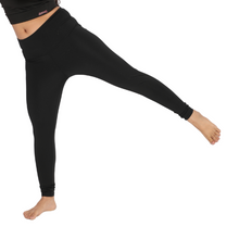 Load image into Gallery viewer, Deevaz Comfort &amp; Snug Fit Active Ankle-Length Tights In Black Color (Back Pocket)