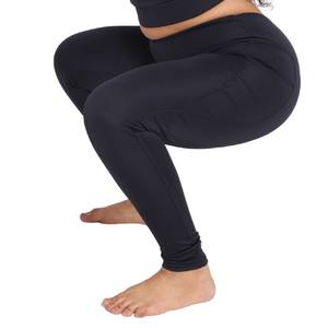 Deevaz Comfort & Snug Fit Active Ankle-Length Tights In Navy Color (Side Pocket)