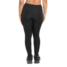 Load image into Gallery viewer, Deevaz Pair Of Comfort Fit Active Sports Bra &amp; Snug Fit Active Ankle-Length Tights In Black Color.