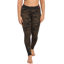 Load image into Gallery viewer, Deevaz Pair Of Comfort Fit Active Sports Bra &amp; Snug Fit Active Ankle-Length Tights In Printed olive Color..