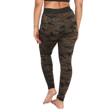 Load image into Gallery viewer, Deevaz Pair Of Comfort Fit Active Sports Bra &amp; Snug Fit Active Ankle-Length Tights In Printed olive Color..