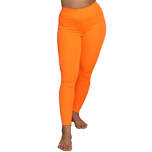 Load image into Gallery viewer, Deevaz Comfort &amp; Snug Fit Active Ankle-Length Tights In Orange Color .