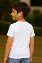 Load image into Gallery viewer, Deevaz Women Comfort Fit Round Neck Half Sleeve Holi T Shirts In White Color