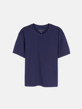 Load image into Gallery viewer, Deevaz Basic Oversized Boyfriend Cotton Tshirts In Blue Color.