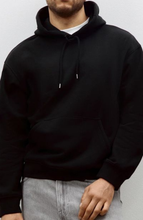 Load image into Gallery viewer, Deevaz Unisex Over Size Full Hoodie Jacket Cotton In Black  Color.