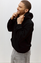 Load image into Gallery viewer, Deevaz Unisex Over Size Full Hoodie Jacket Cotton In Black  Color.