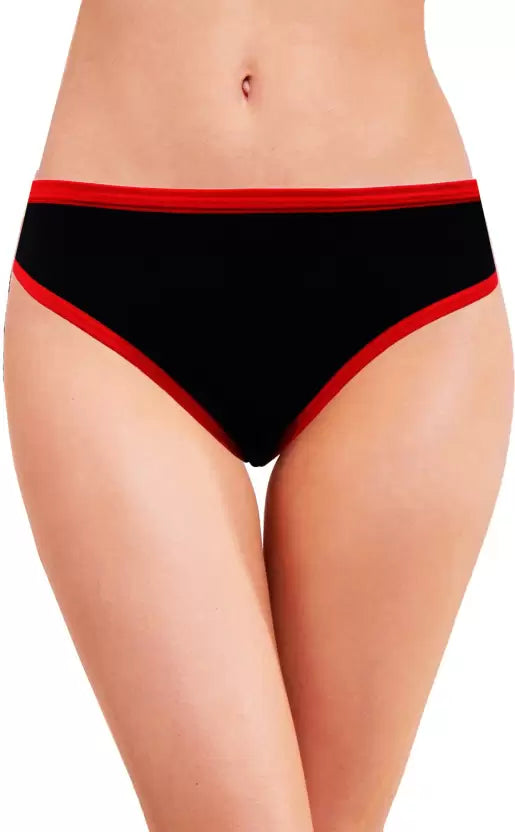 Deevaz Solid Cotton Rich Panty In Pink Colour.