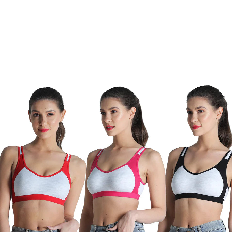 COMBO OF 3 SPORTS BRA