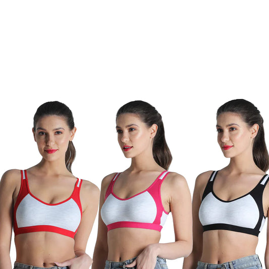 COMBO OF 3 SPORTS BRA