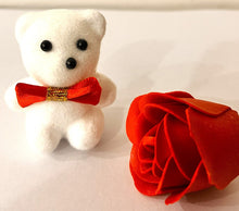 Load image into Gallery viewer, Valentines Day Special Gifts for Lover (Heart Shaped Gift Box with Red Rose a Small Bear and Red Love Heart Shape Small Soft Cushion