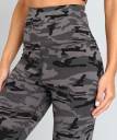 Deevaz Comfort & Snug Fit Active Ankle-Length Tights In Grey Camouflage