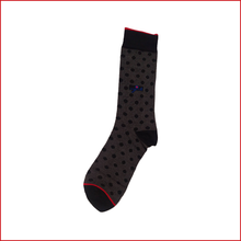 Load image into Gallery viewer, Polka Dots Print Mid Length Formal Socks For Men Made Out of Bamboo Threads Giving Your Skin A Soft Touch.