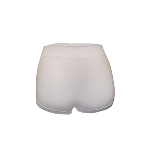 Deevaz Combo of 2 Mid Rise Full Coverage Seamless Boy Shorts In Skin & White colour.