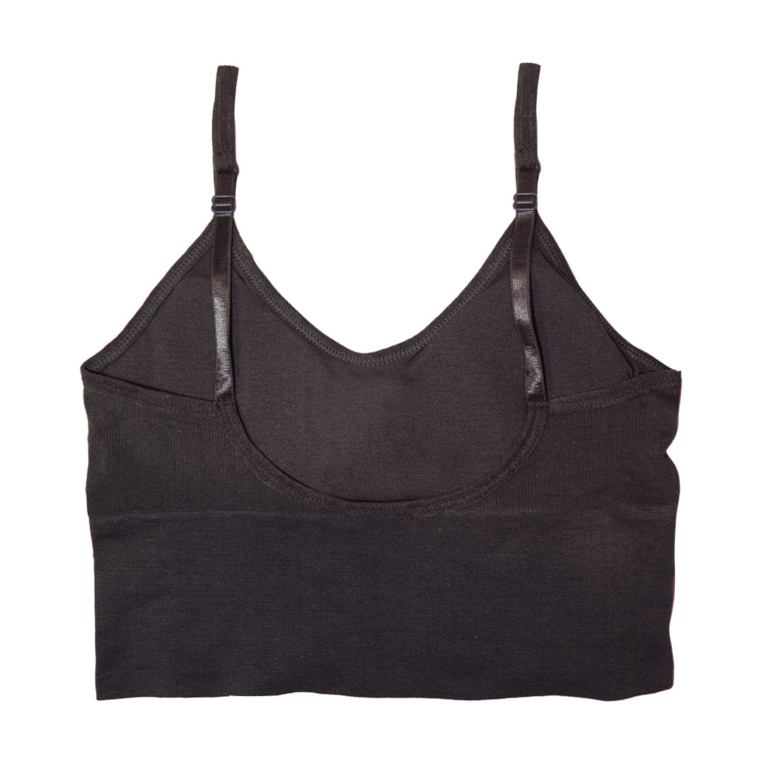 Deevaz Medium Impact Padded non-wired Sports Bra in Black Colour