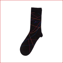 Load image into Gallery viewer, Abstract Print Mid Length Formal Socks For Men Made Out of Bamboo Threads Giving Your Skin A Soft Touch.