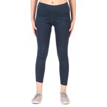 Load image into Gallery viewer, Deevaz Comfort &amp; Snug Fit Active Ankle-Length Tights in Navy Blue Colour.