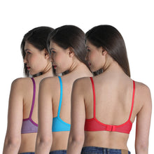 Load image into Gallery viewer, Deevaz Denim Inspired dual denim Bra- Combo of 3