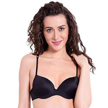 Load image into Gallery viewer, Deevaz Black Seamless Lightly Padded Wired Bra