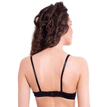 Load image into Gallery viewer, Deevaz Black Seamless Lightly Padded Wired Bra